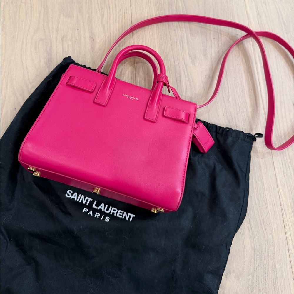 Saint Laurent Nano Sac De Jour leather satchel